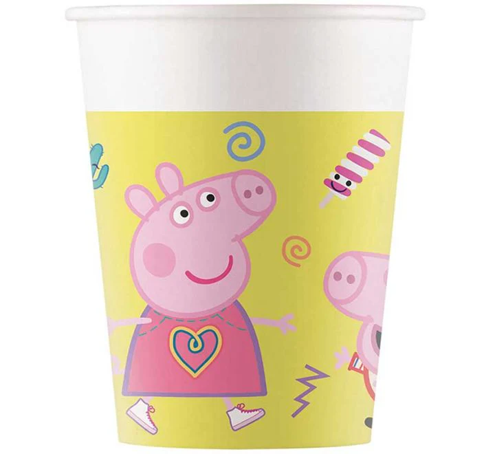 Peppa Pig Party Paper Cups (Pack of 8)