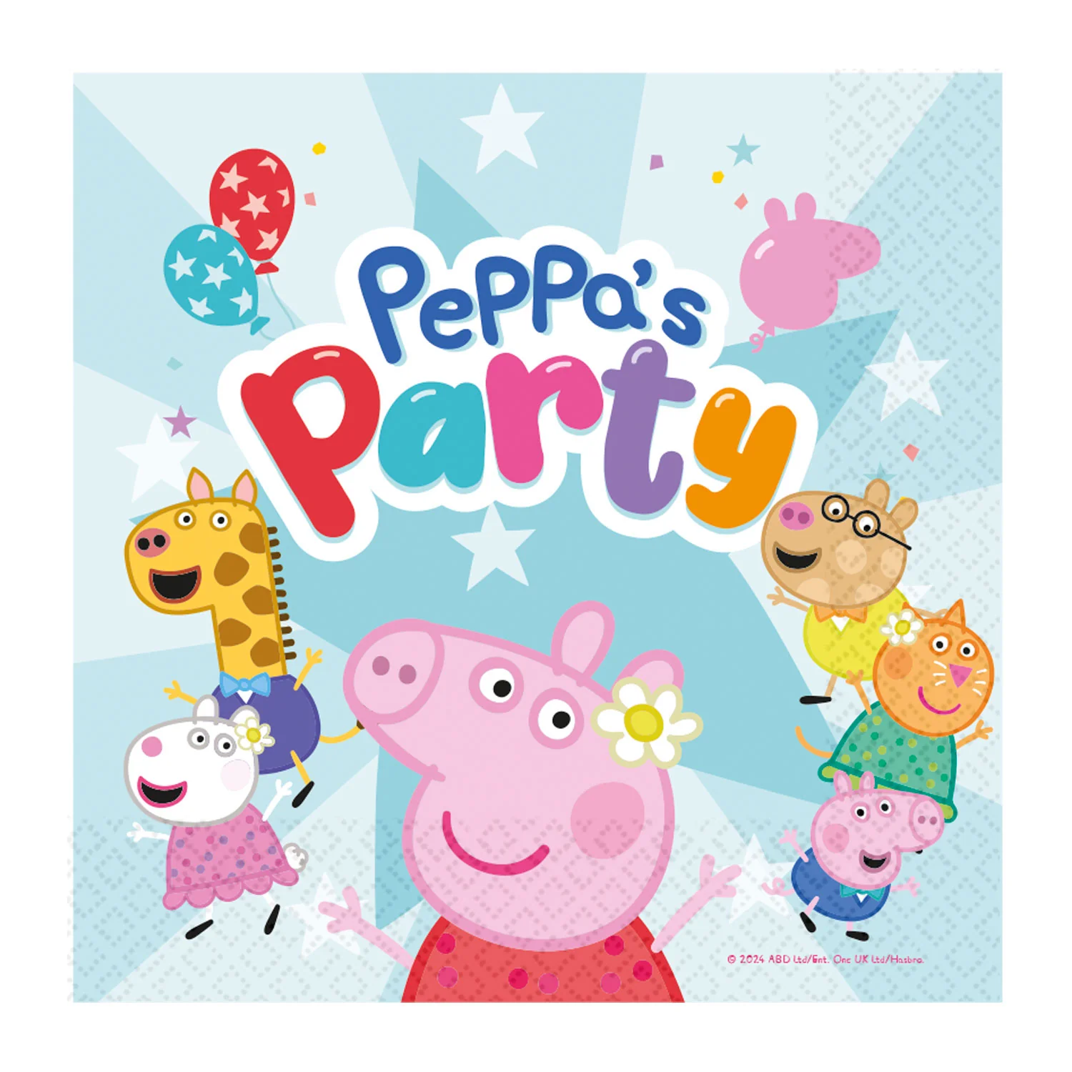 Peppa Pig Peppa's Party Napkins (Pack of 16)