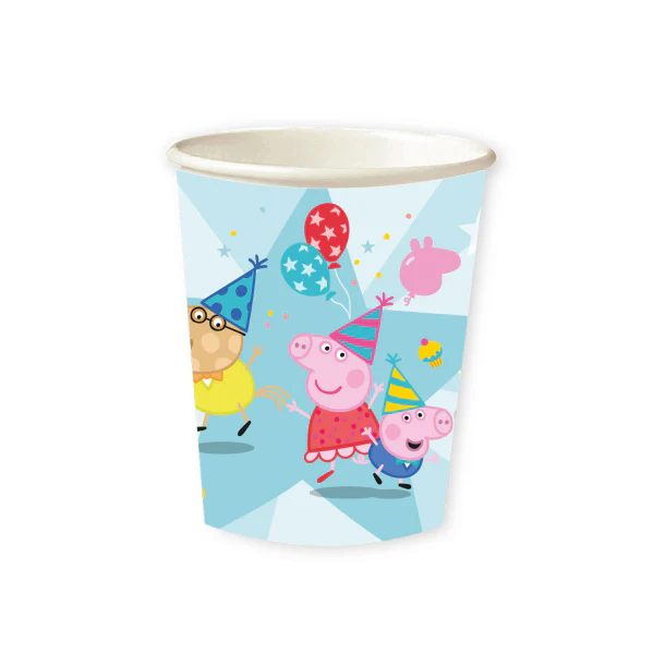 Peppa Pig Peppa's Party Paper Cups (Pack of 8)