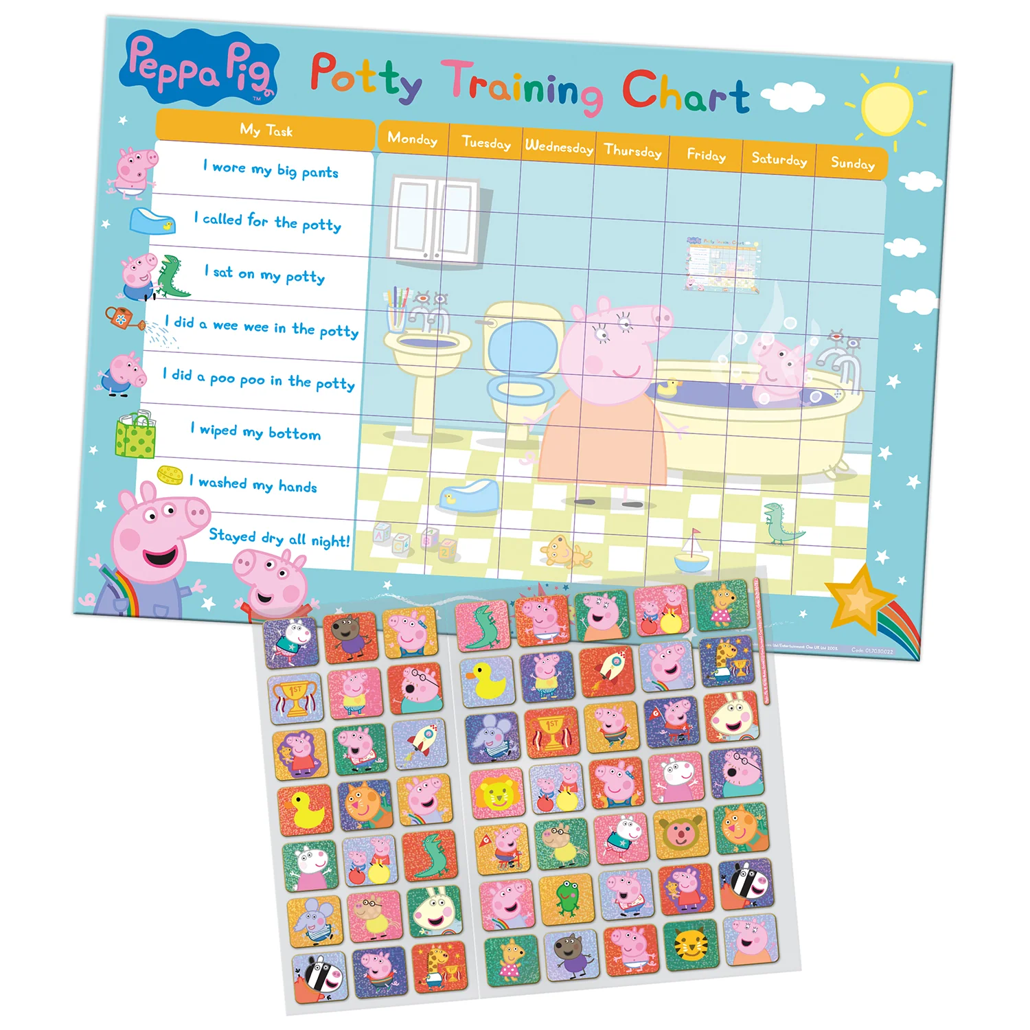 Peppa Pig Potty Training Reward Chart - Image 3