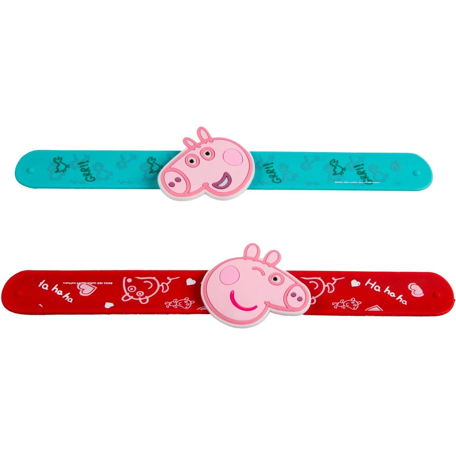Peppa Pig Silicone Snap Band Bracelet