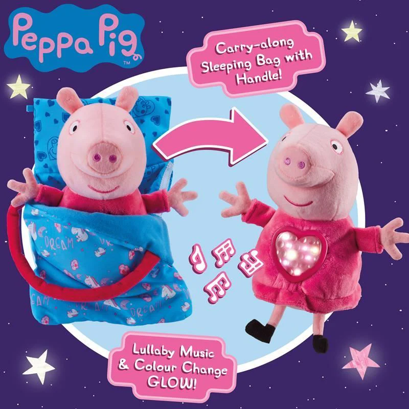 Peppa Pig Sleepover Peppa Cuddly Interactive Bedtime Toy - Image 6