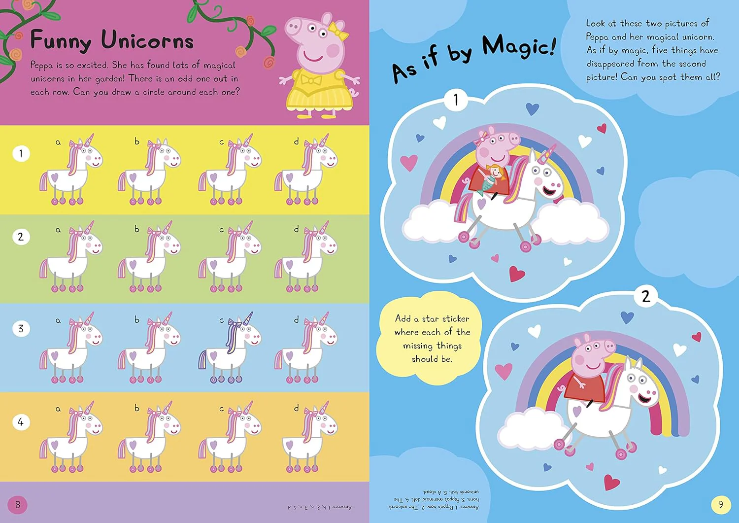 Peppa's Pig Magical Friends Sticker Activity Book - Image 3