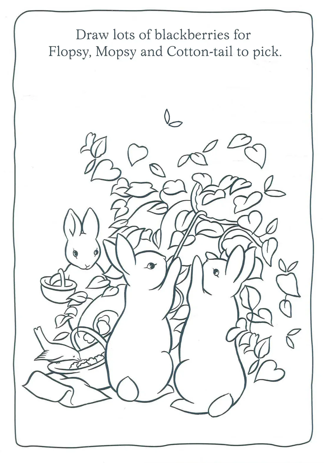 Peter Rabbit Favourite Foods Colour And Doodle Book A4 - Image 2