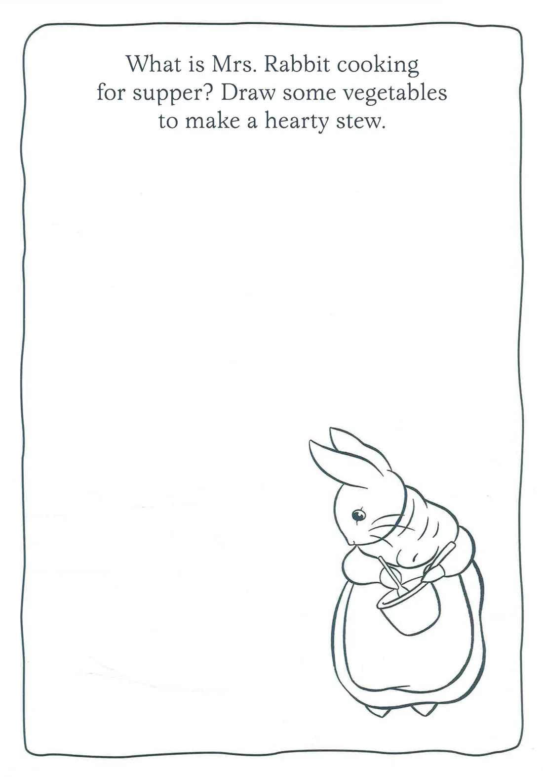 Peter Rabbit Favourite Foods Colour And Doodle Book A4 - Image 4