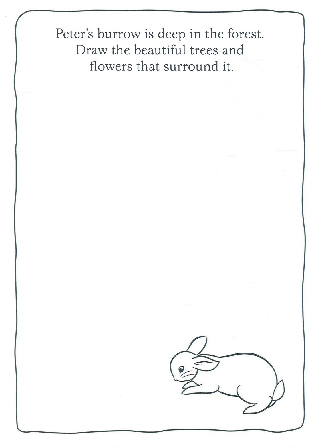Peter Rabbit Homes And Hideouts Colour And Doodle Book A4 - Image 3