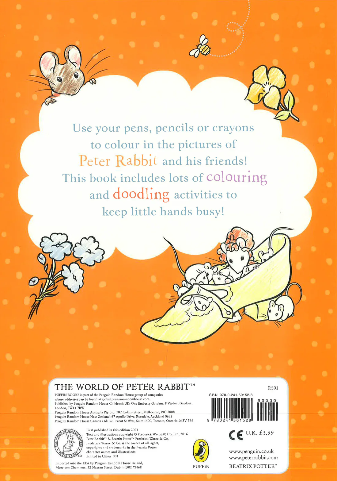 Peter Rabbit Homes And Hideouts Colour And Doodle Book A4 - Image 5