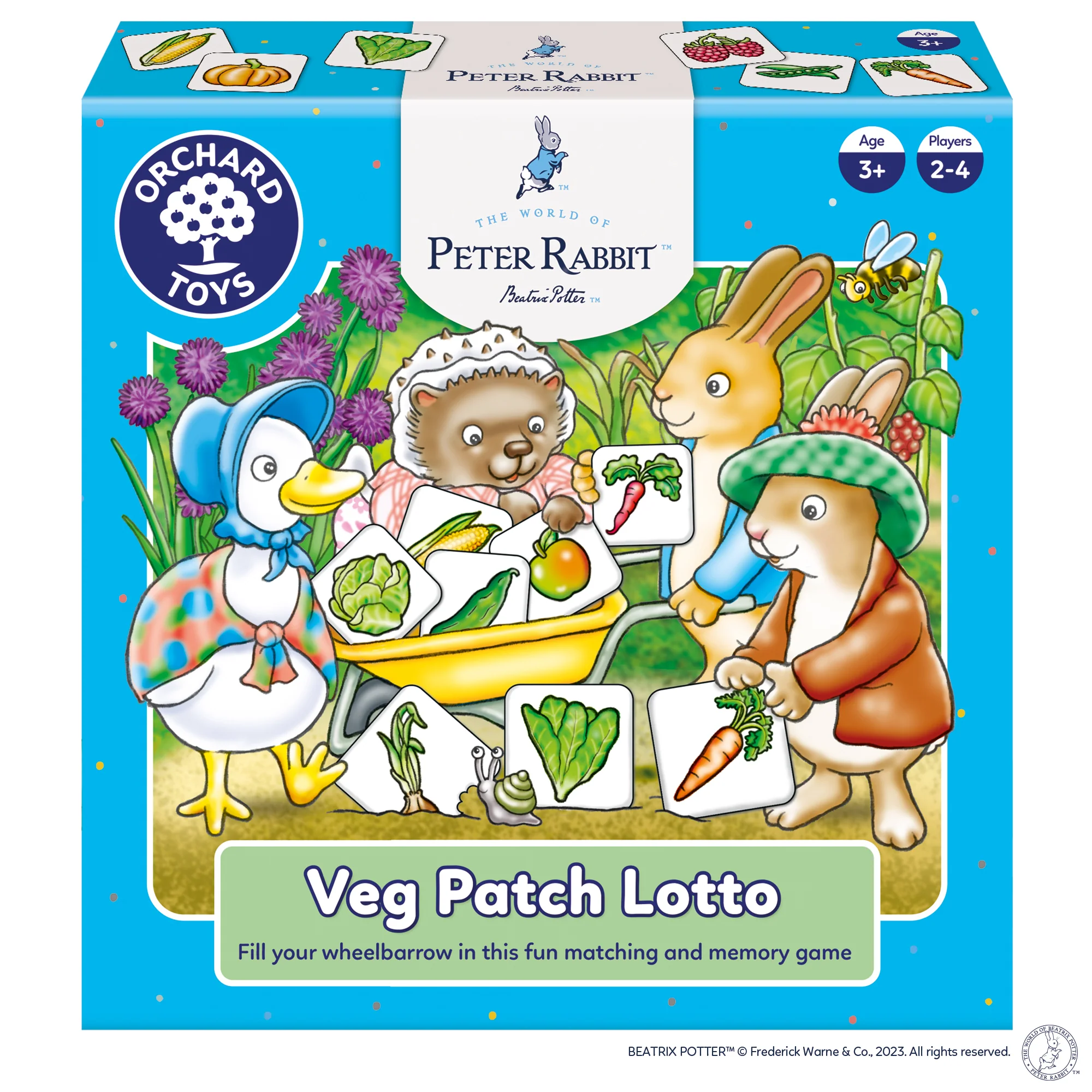 Peter Rabbit Veg Patch Lotto Game