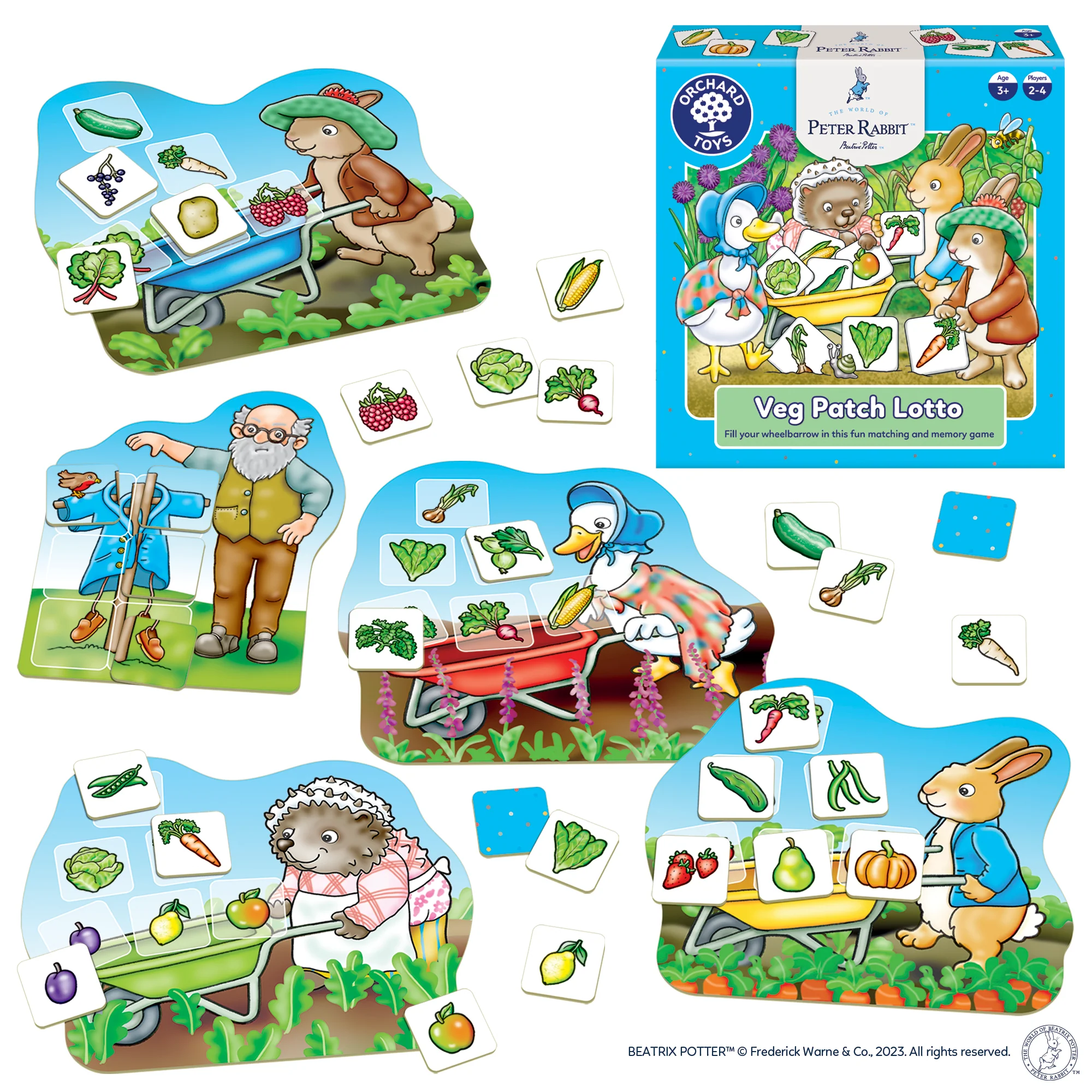 Peter Rabbit Veg Patch Lotto Game - Image 2