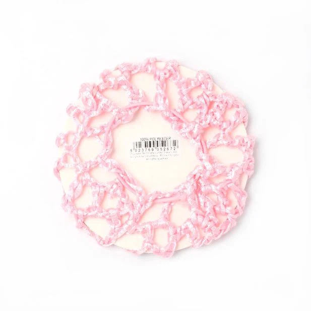 Pink Hair Bun Net  - Ballet - 10cm - Image 3