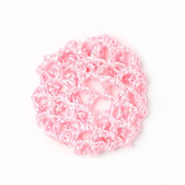 Pink Hair Bun Net  - Ballet - 10cm - Image 4