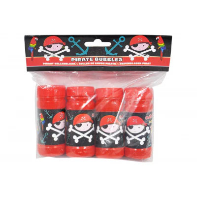 Pirate Bubble Tubs with Wands (Pack of 4)