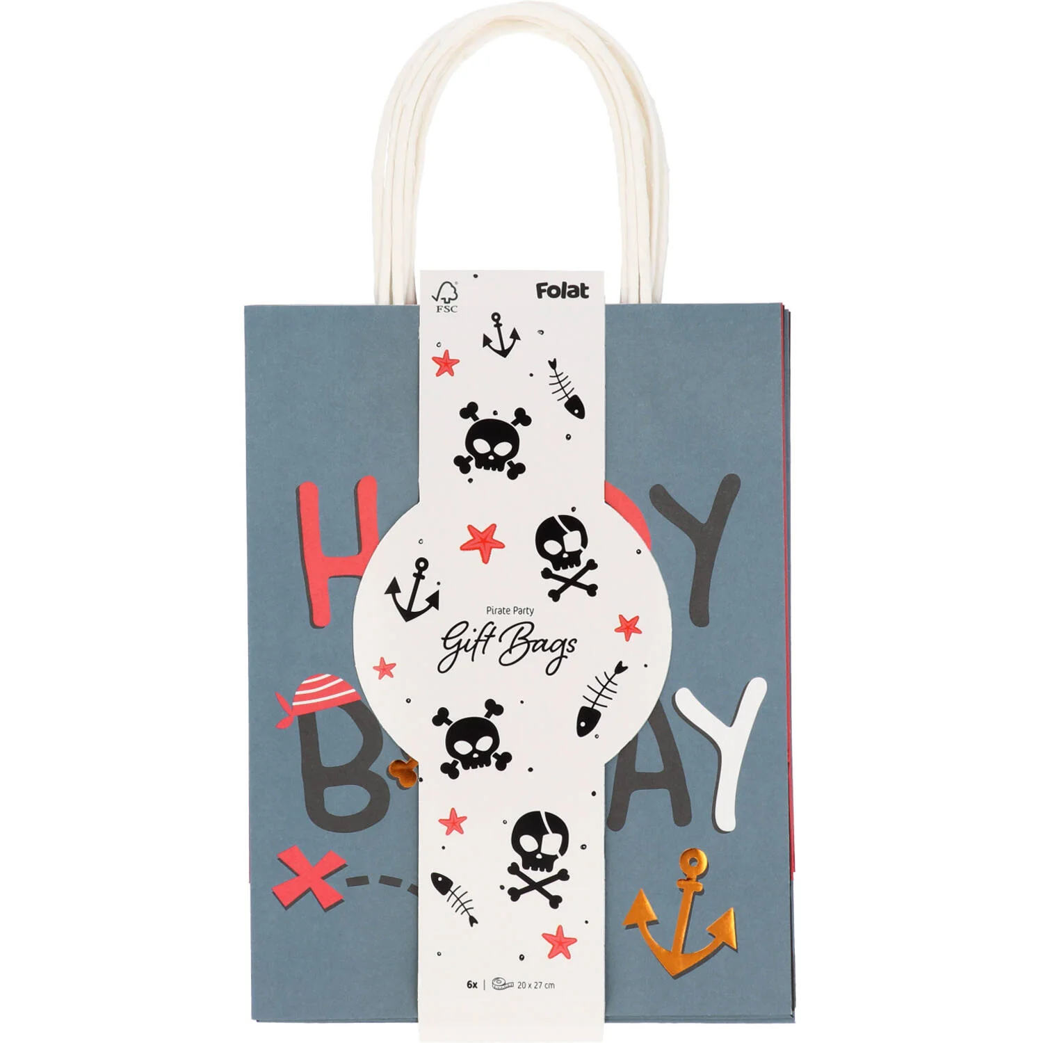 Pirate Party/Gift Paper Bags (20x27 cm) - Image 3