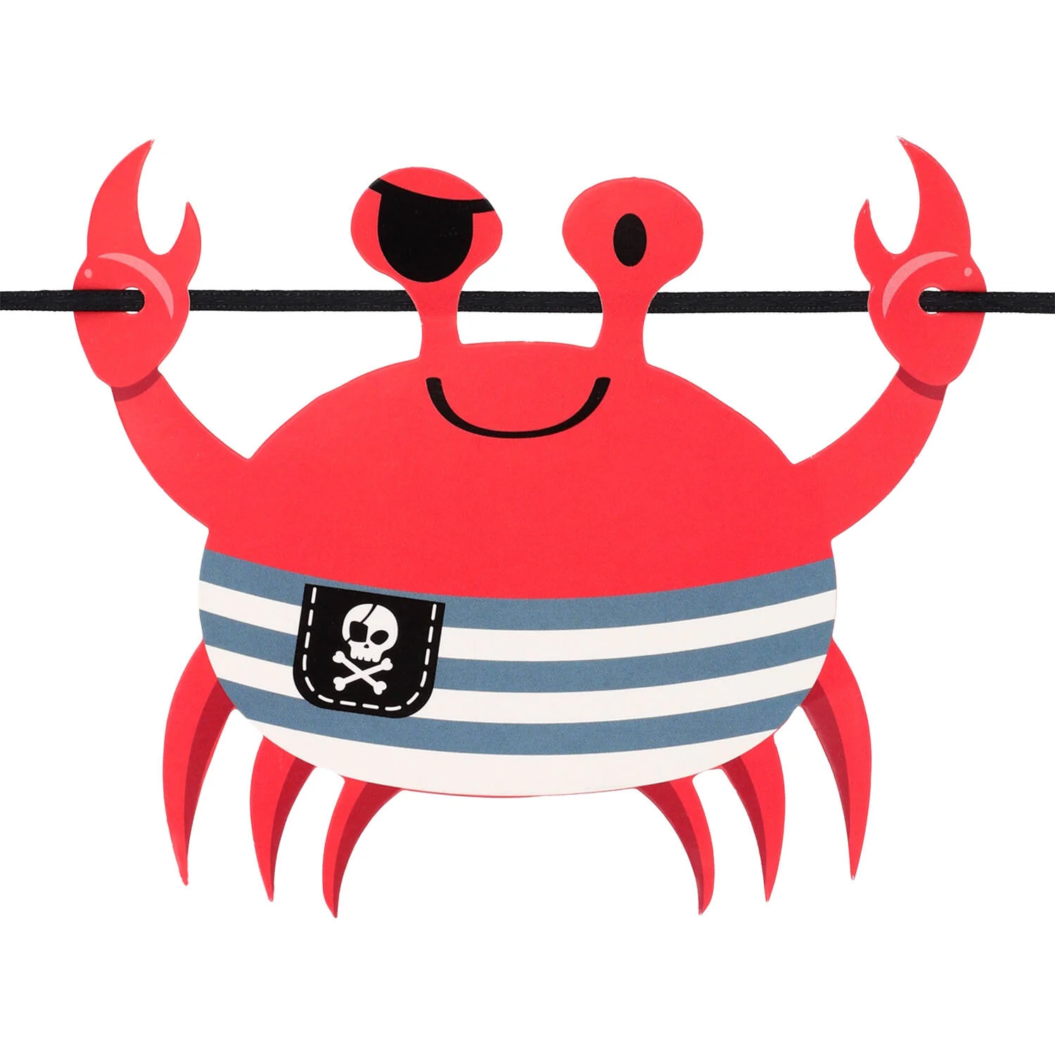 Pirate Party Happy Birthday Party Banner (1.5 meters) - Image 2