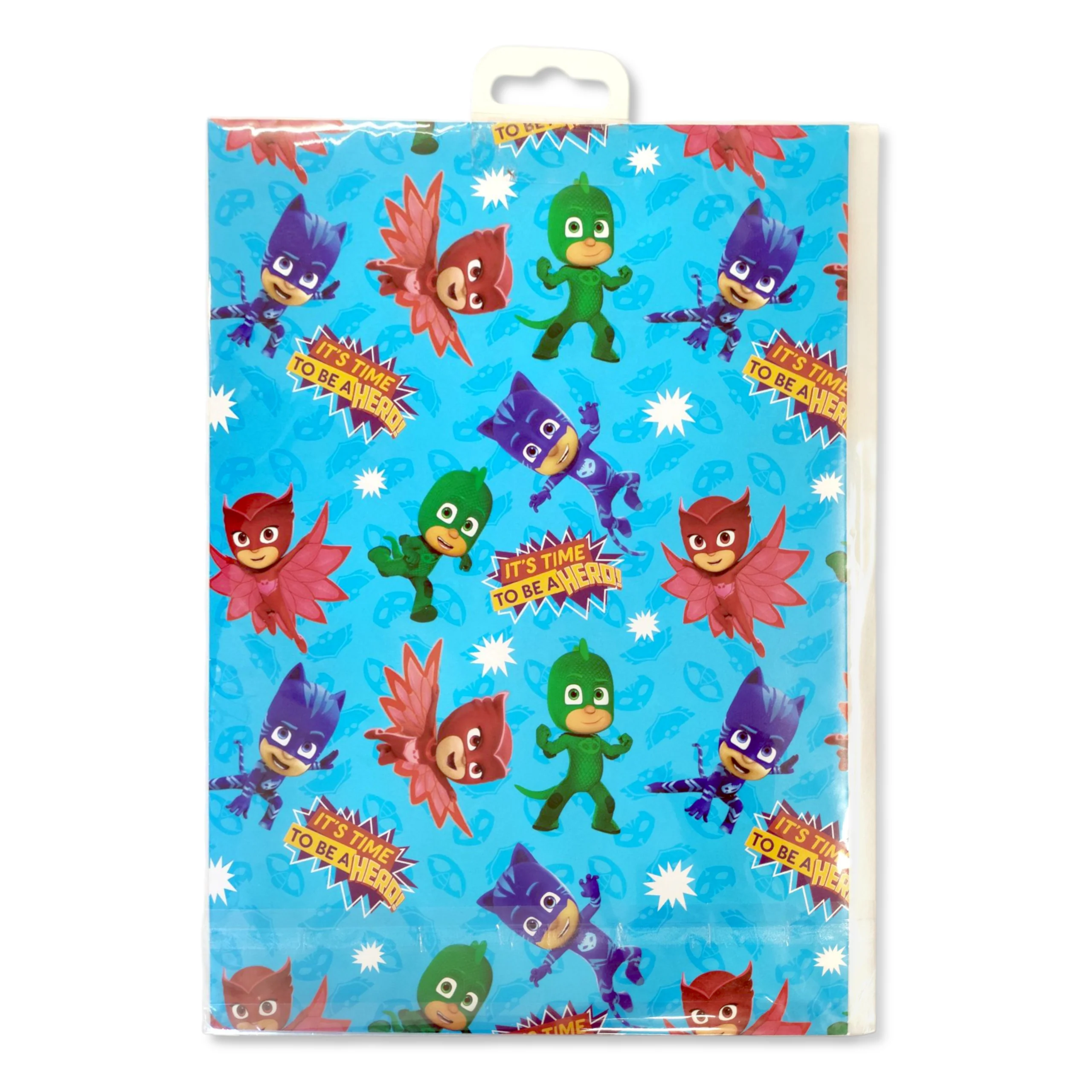 PJ Masks Wrapping Paper with Gift Tag - Image 3