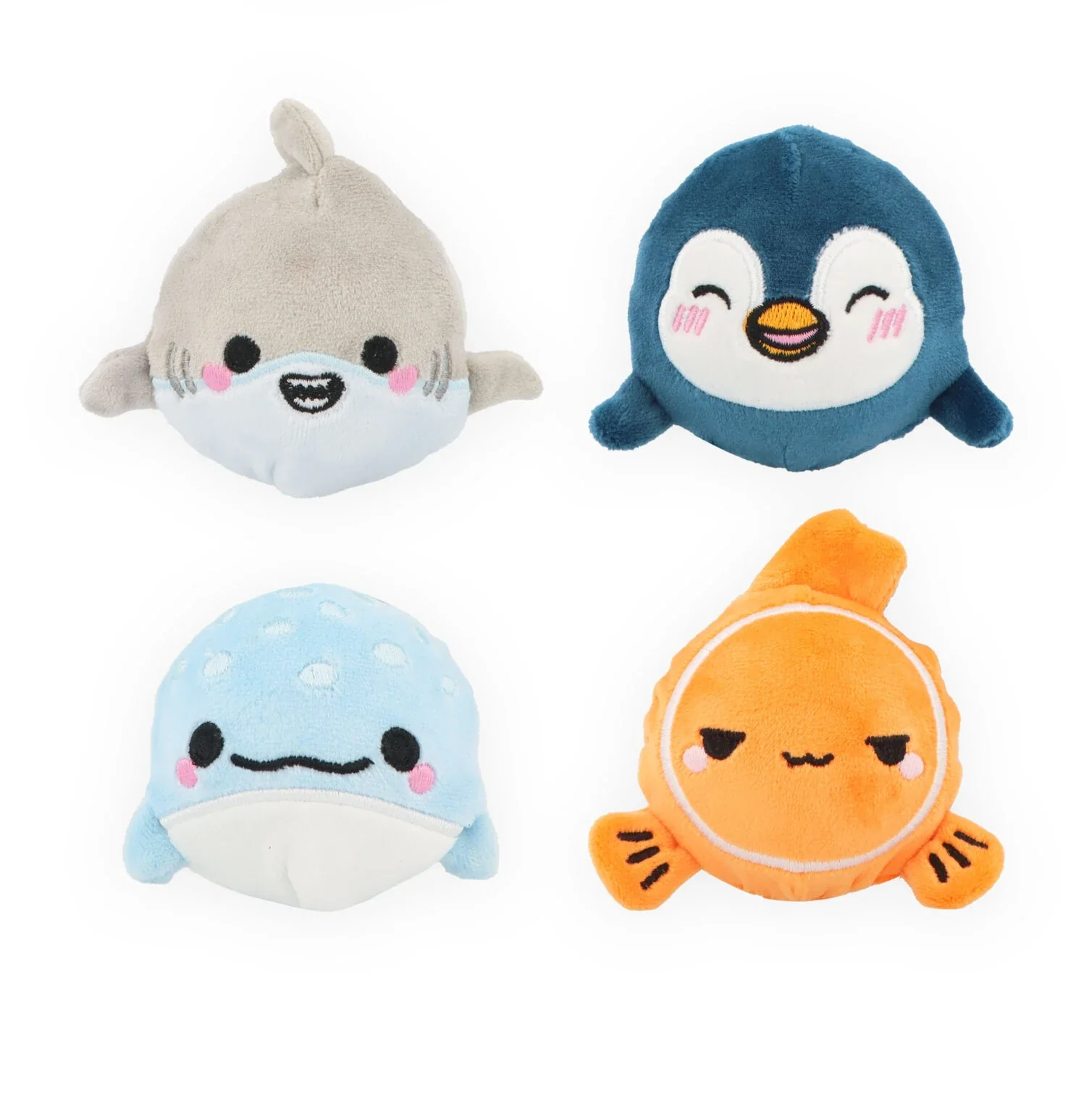 Plush Sealife Creature Bounce Balls (6.8cm) 4 Assorted Designs