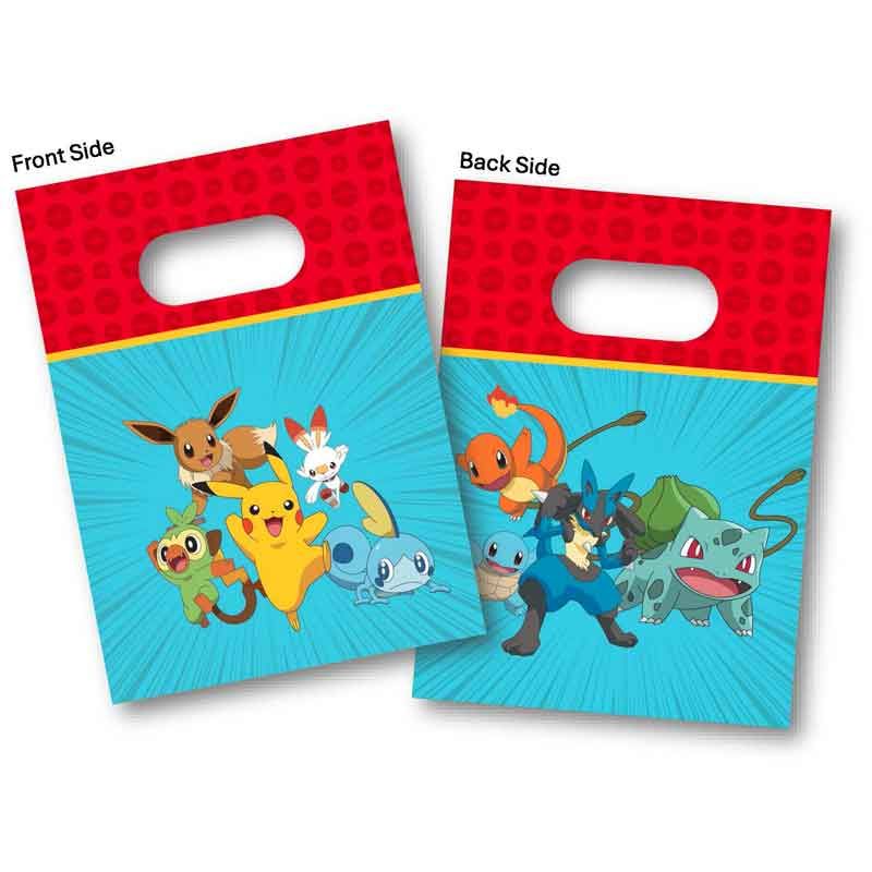Pokémon Paper Party Bags (Pack of 4)