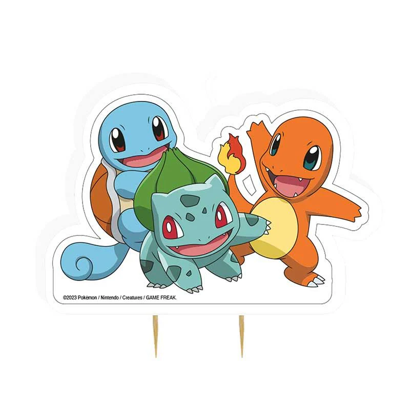 Pokemon Pick Birthday Cake Candles, 8.3cm