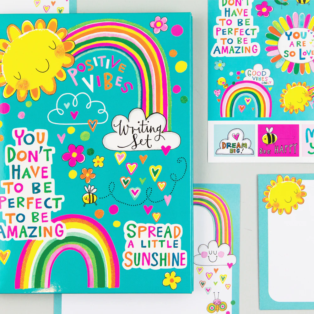 Positive Vibes Writing Set Wallet by Rachel Ellen Designs - Image 3