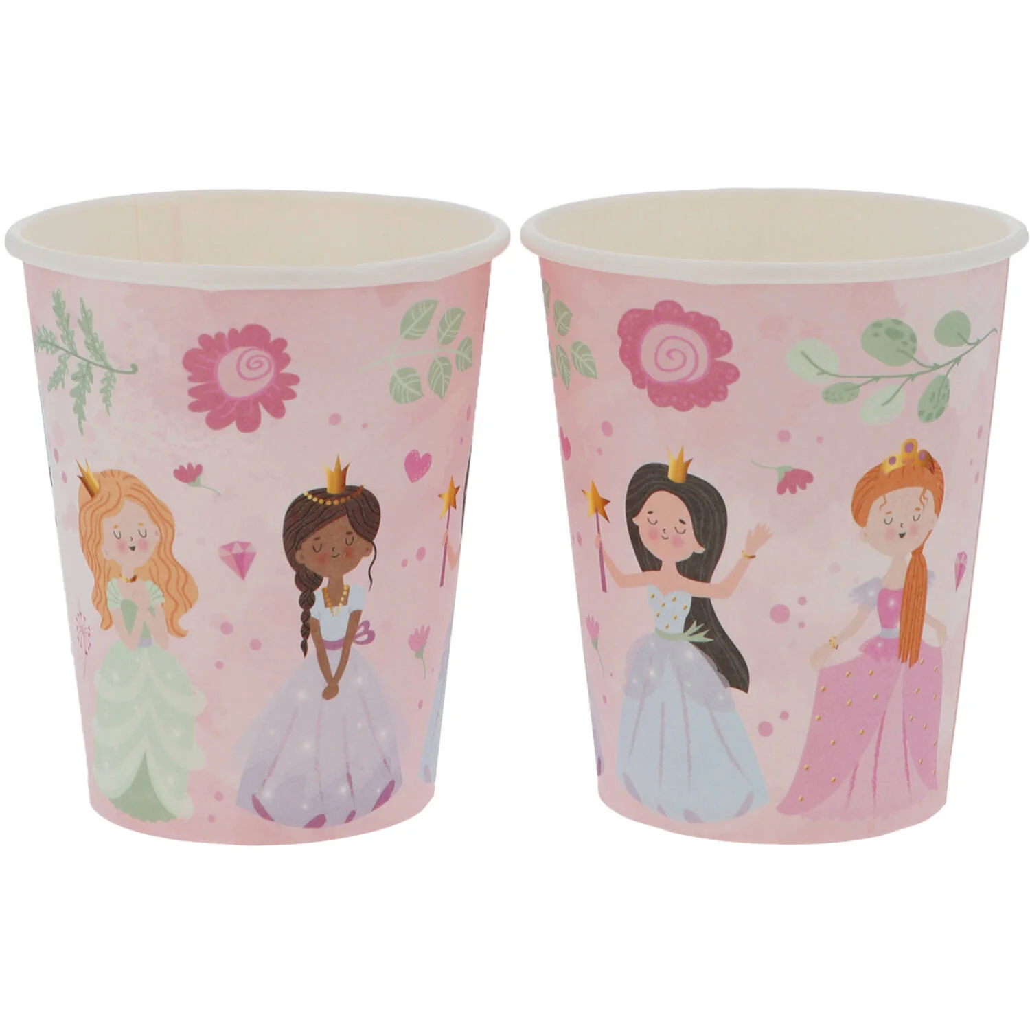Pretty Princess Paper Cups (Pack of 8) - Image 2
