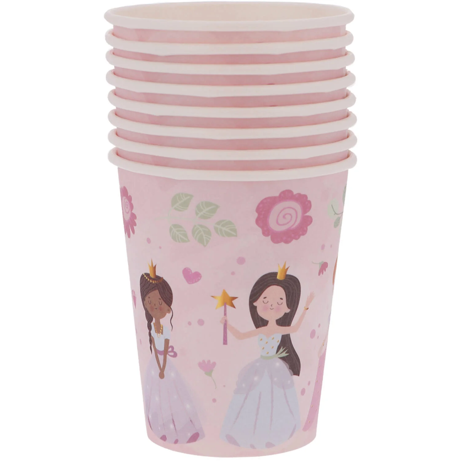 Pretty Princess Paper Cups (Pack of 8) - Image 3