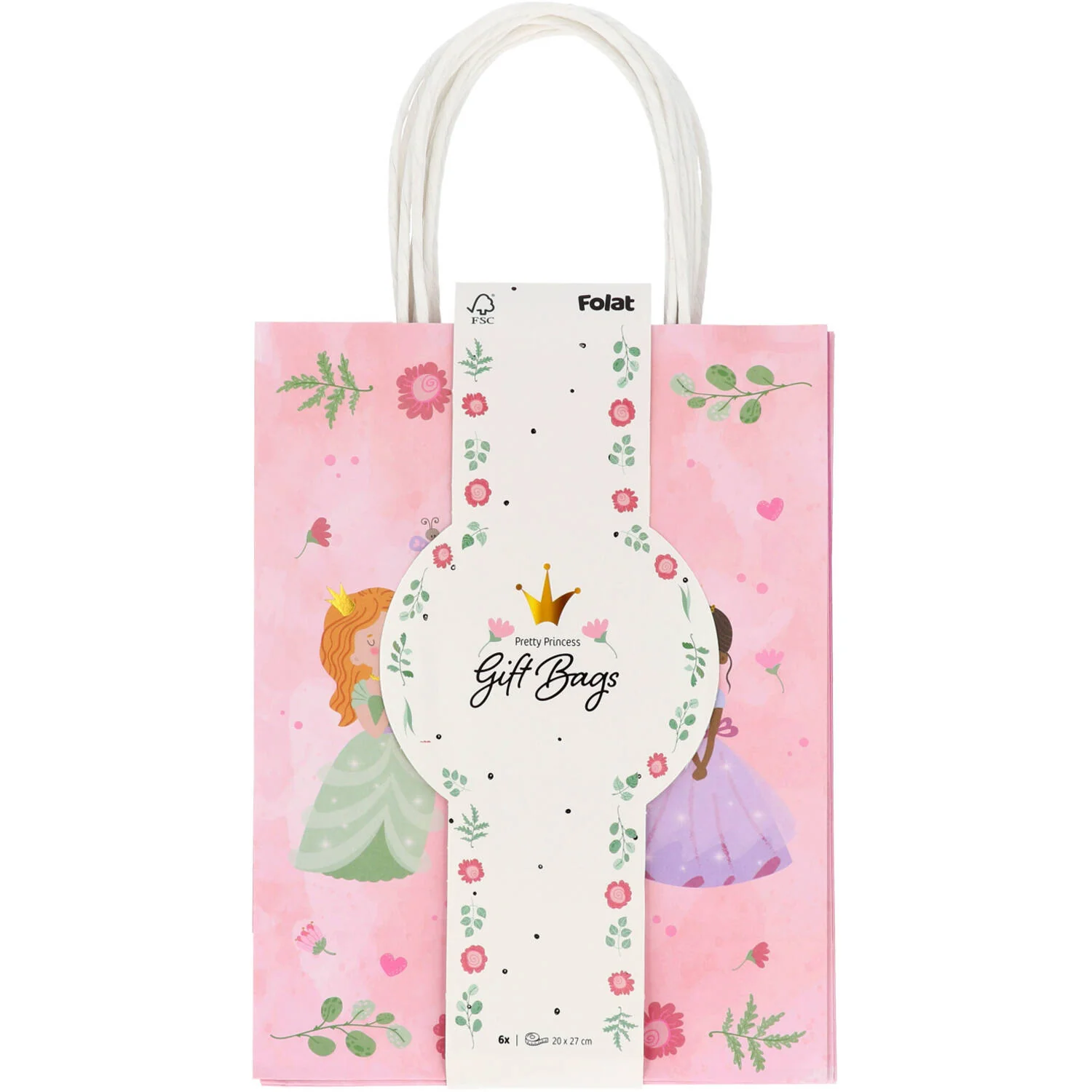 Pretty Princess Party/Gift Bags (20x27 cm) - Image 4