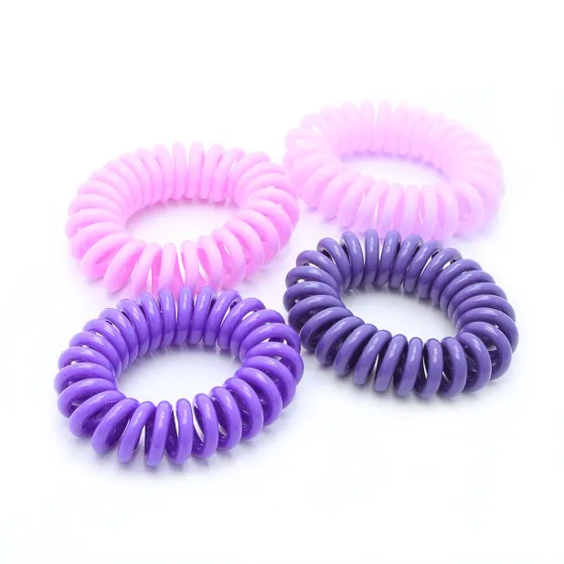 Purples Shades Small Telephone Elastics (Pack of 4) - Image 2