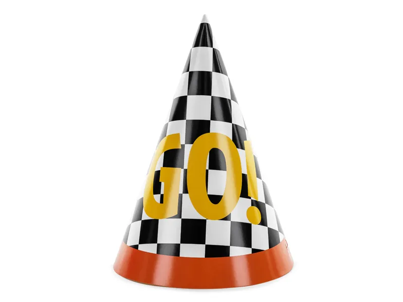 Racing Cars Party Hats (Pack of 6)