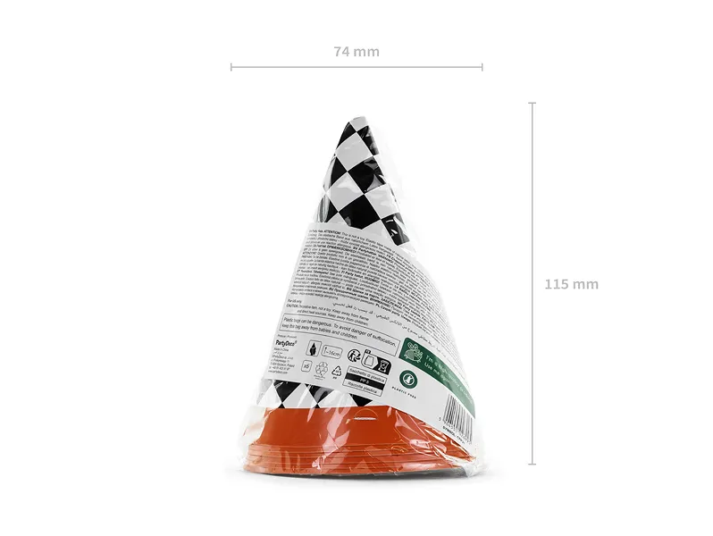 Racing Cars Party Hats (Pack of 6) - Image 4