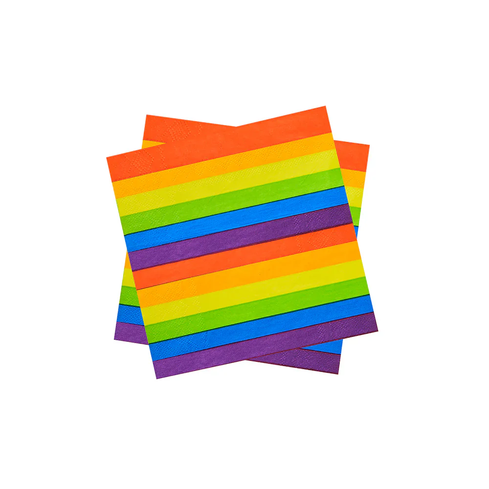 Rainbow Paper Napkins (Pack of 16)