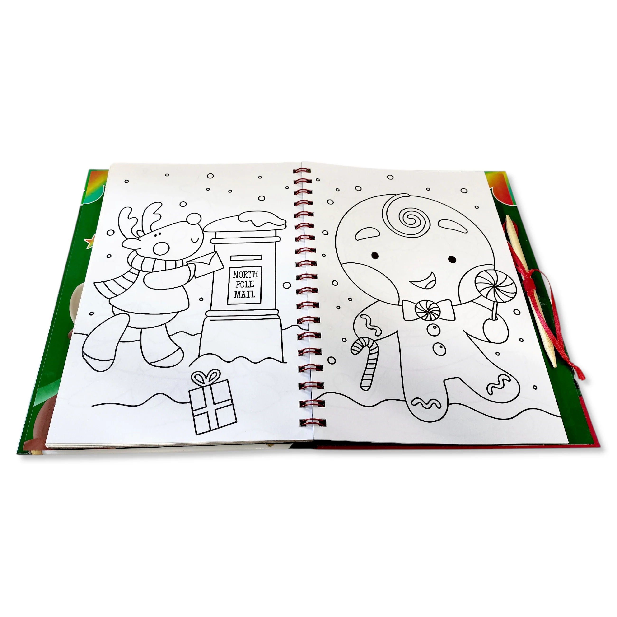 Rainbow Scratch Art Christmas Edition, Ages 4+ - Image 4