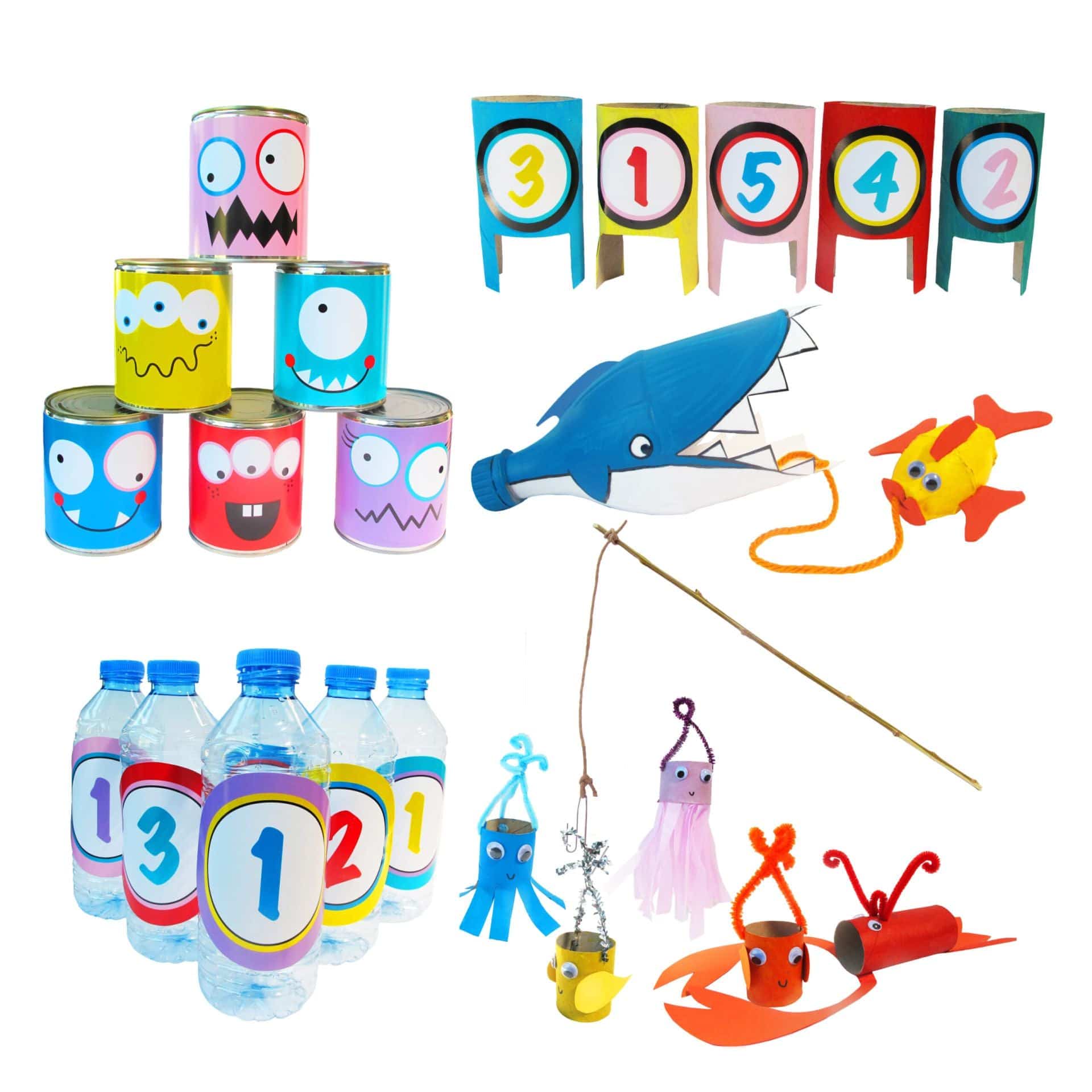 ReCycle Me -  Turn Your Trash Into A Game - 5 Craft Projects - Image 3