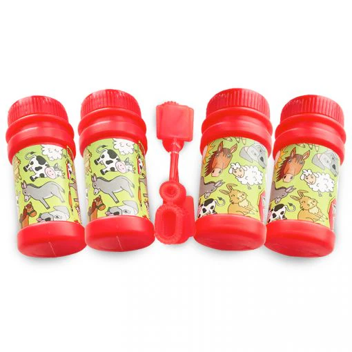 Red Farm Bubble Tub with Wand - Image 2