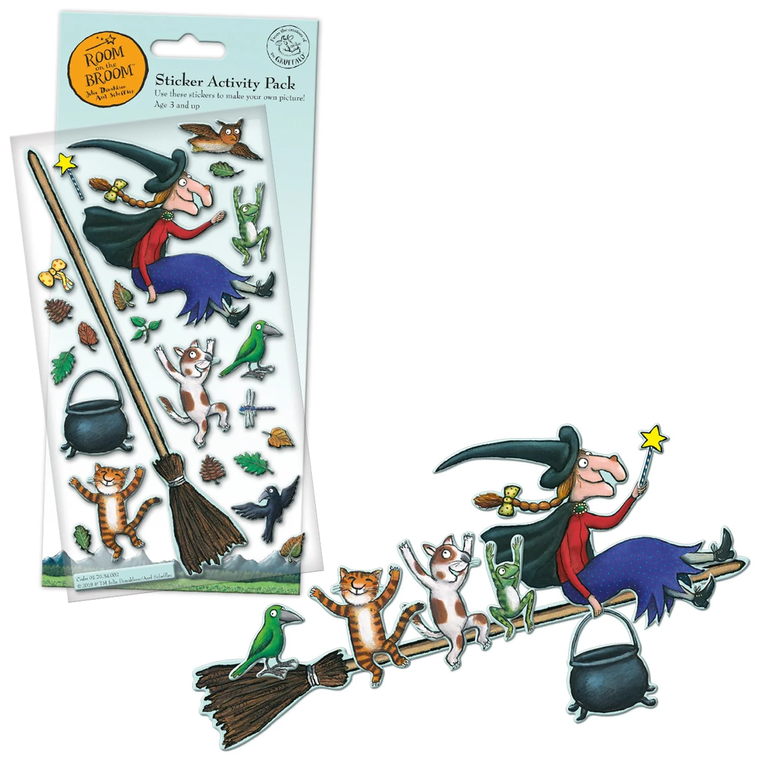 Room on the Broom Reusable Sticker Activity Pack - Image 2