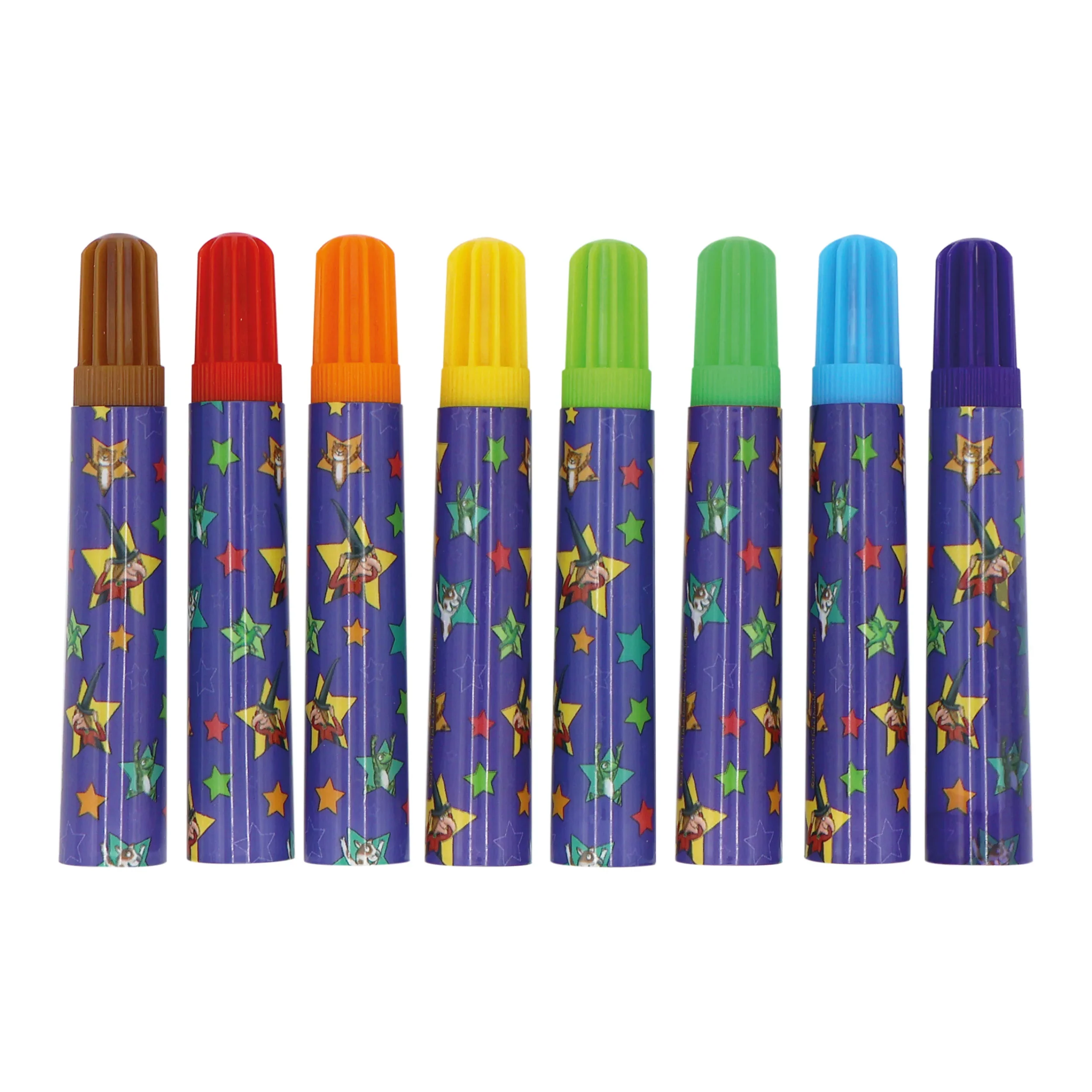 Room On The Broom Set of 8 Jumbo Marker Pens for Children - Image 2