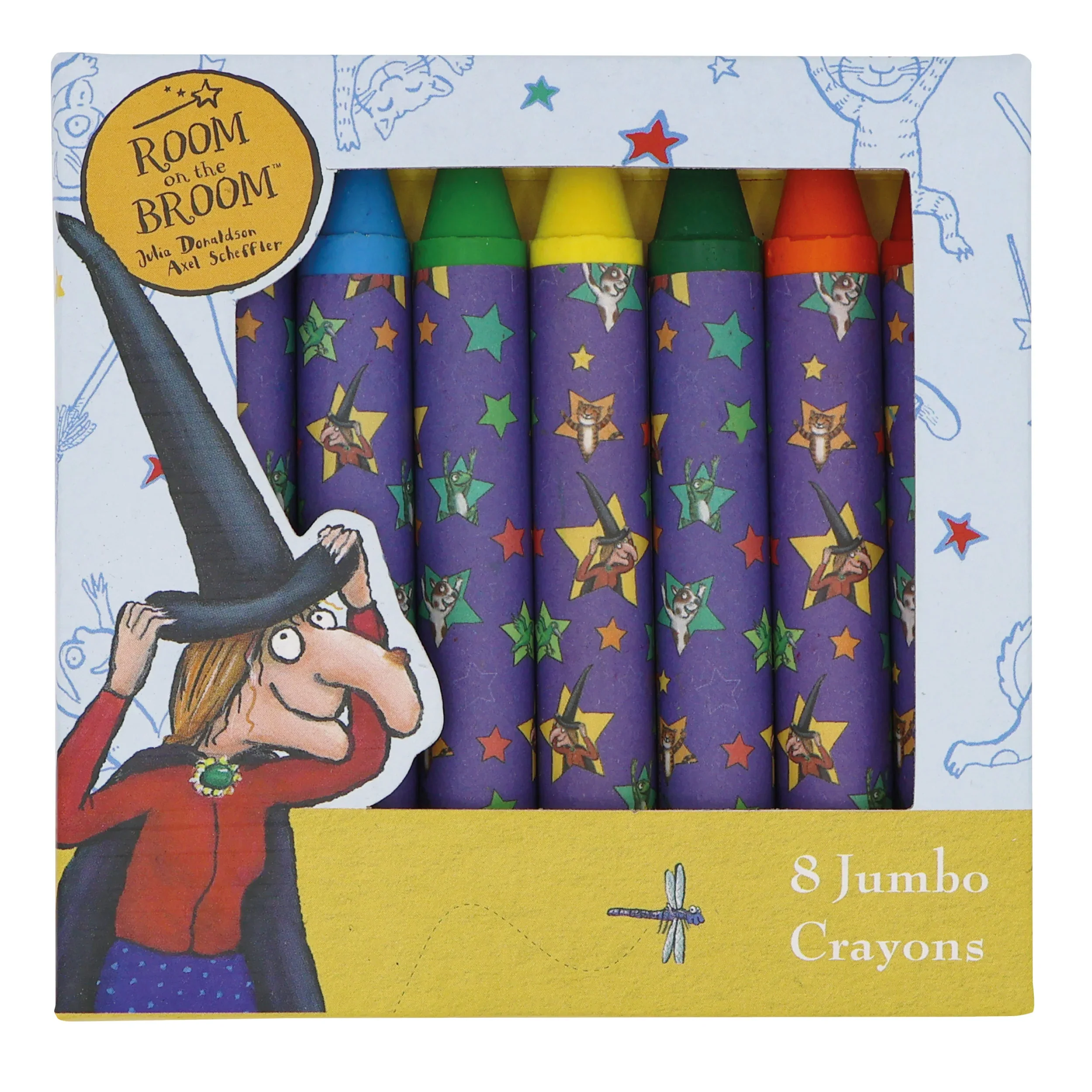 Room On The Broom Set of 8 Jumbo Wax Crayons - Image 2