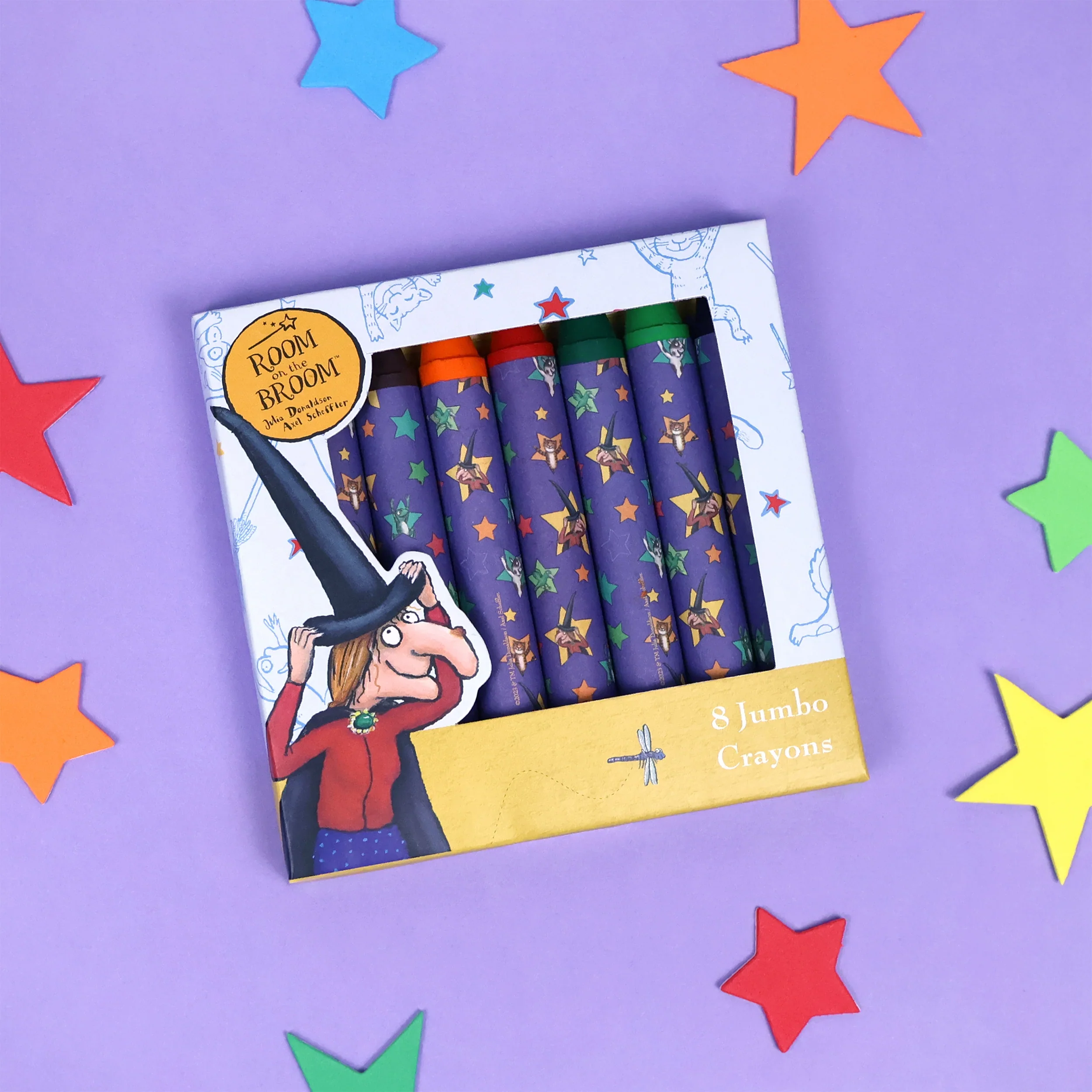Room On The Broom Set of 8 Jumbo Wax Crayons - Image 5