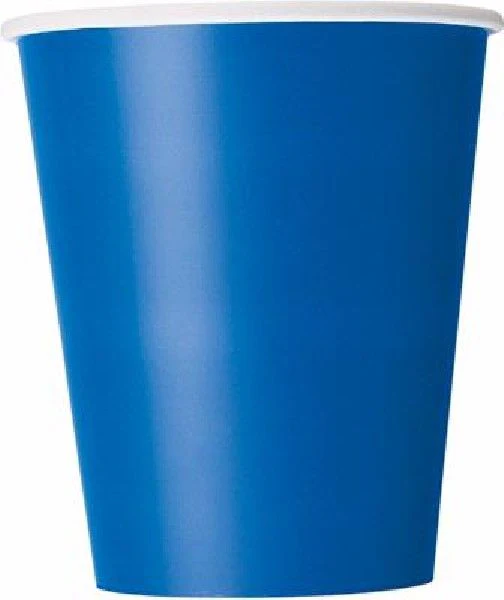 Royal Blue Paper Cups (Pack of 14)