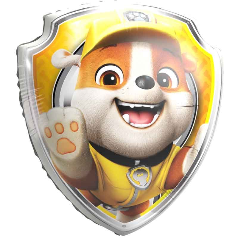 Rubble Paw Patrol Shaped Foil Party Balloon
