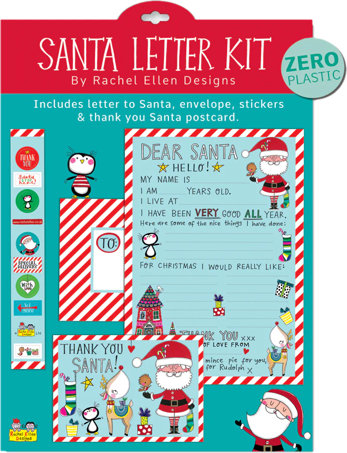Santa Letter Writing Kit by Rachel Ellen Designs