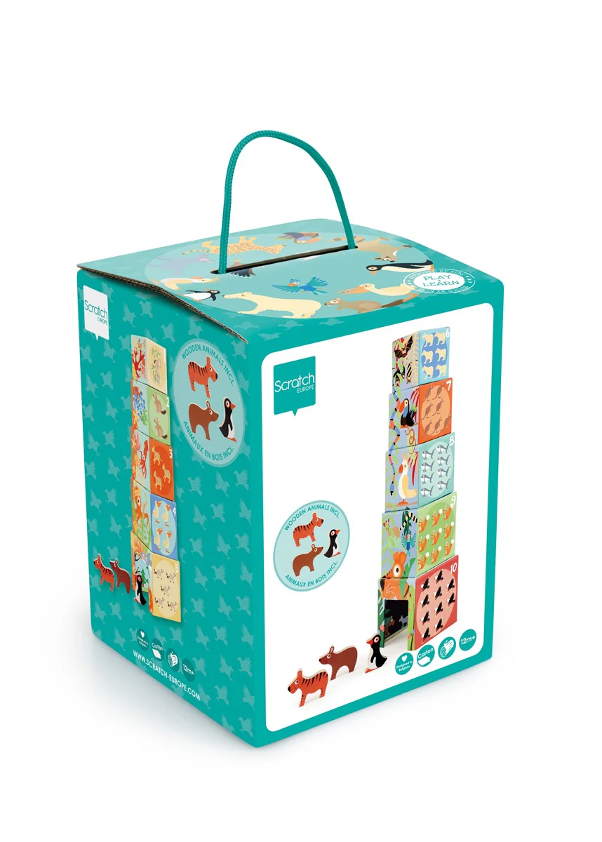 Scratch Build and Play: Stacking Tower – Animals of the World - Image 5