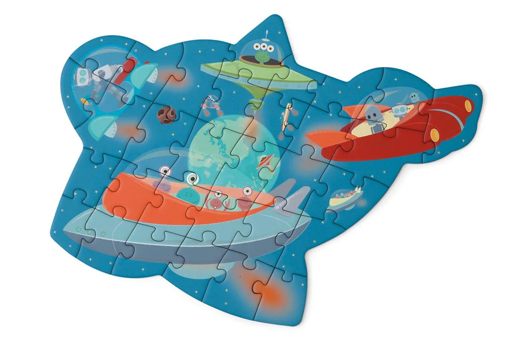 Scratch Compact Puzzle 30pcs – Contour Puzzle SPACE - Image 3