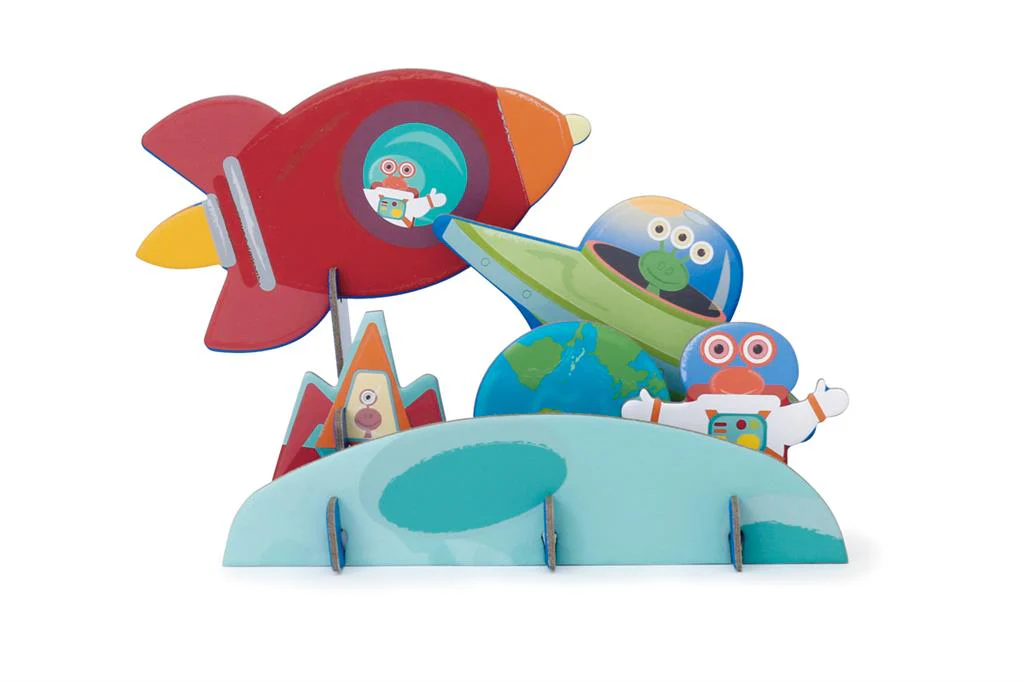 Scratch Play 3D 2 in 1 Space Puzzle - Image 3