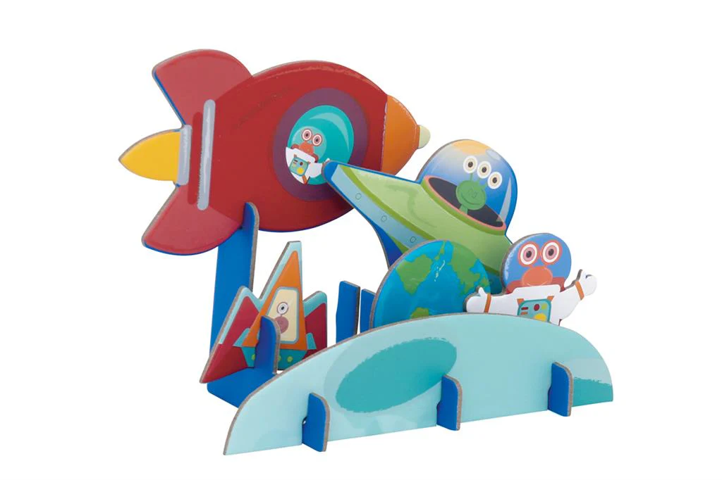 Scratch Play 3D 2 in 1 Space Puzzle - Image 4