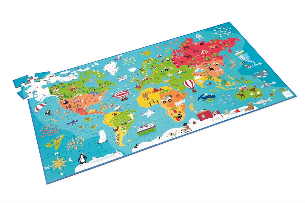 Scratch Puzzle XXL 150pcs – WORLD MAP - Image 7