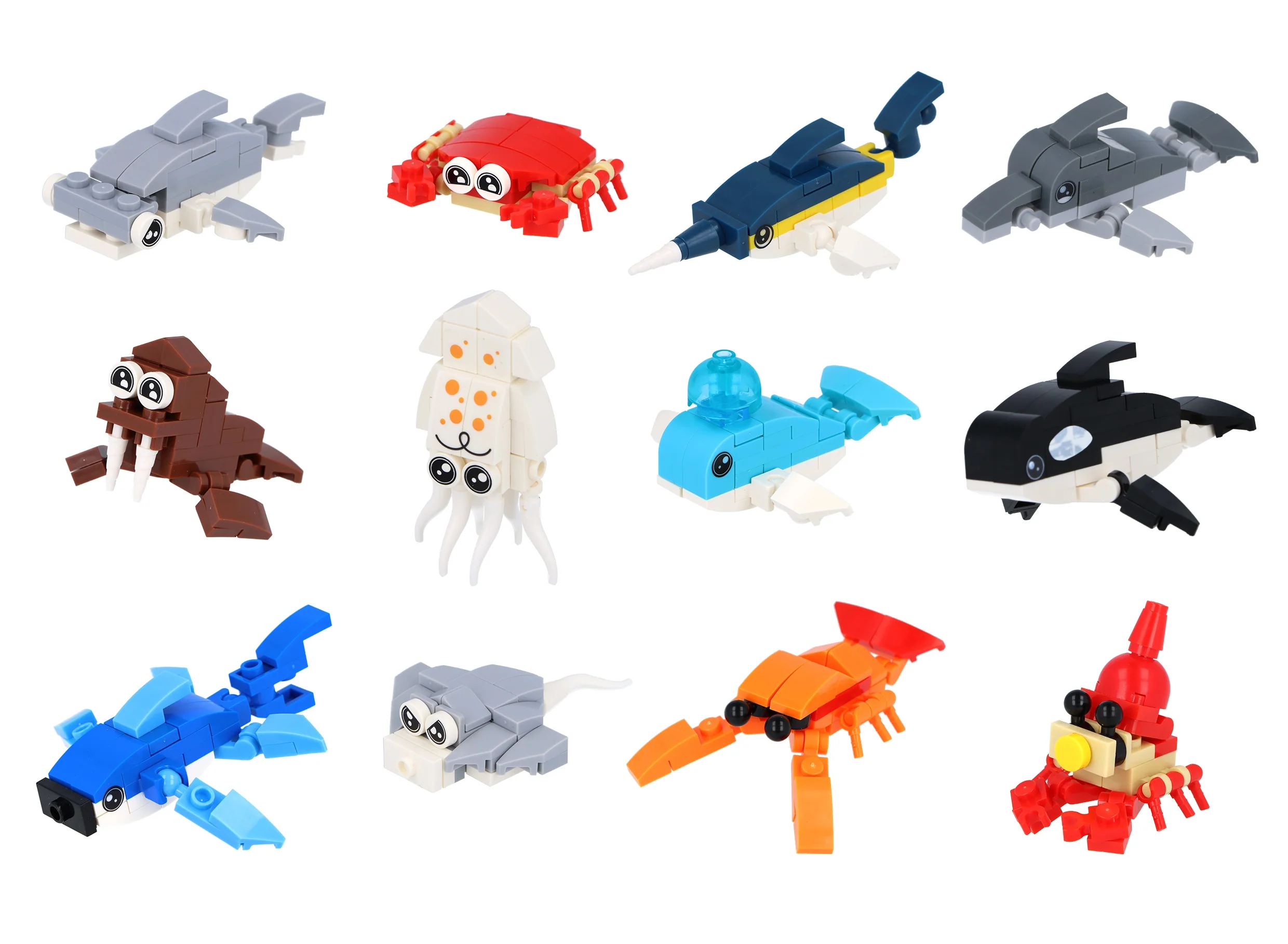 Sea Animals Building Block Brick Kit - Image 2
