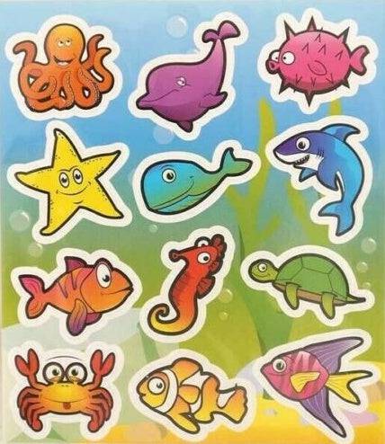 Sea Life Sticker Sheet