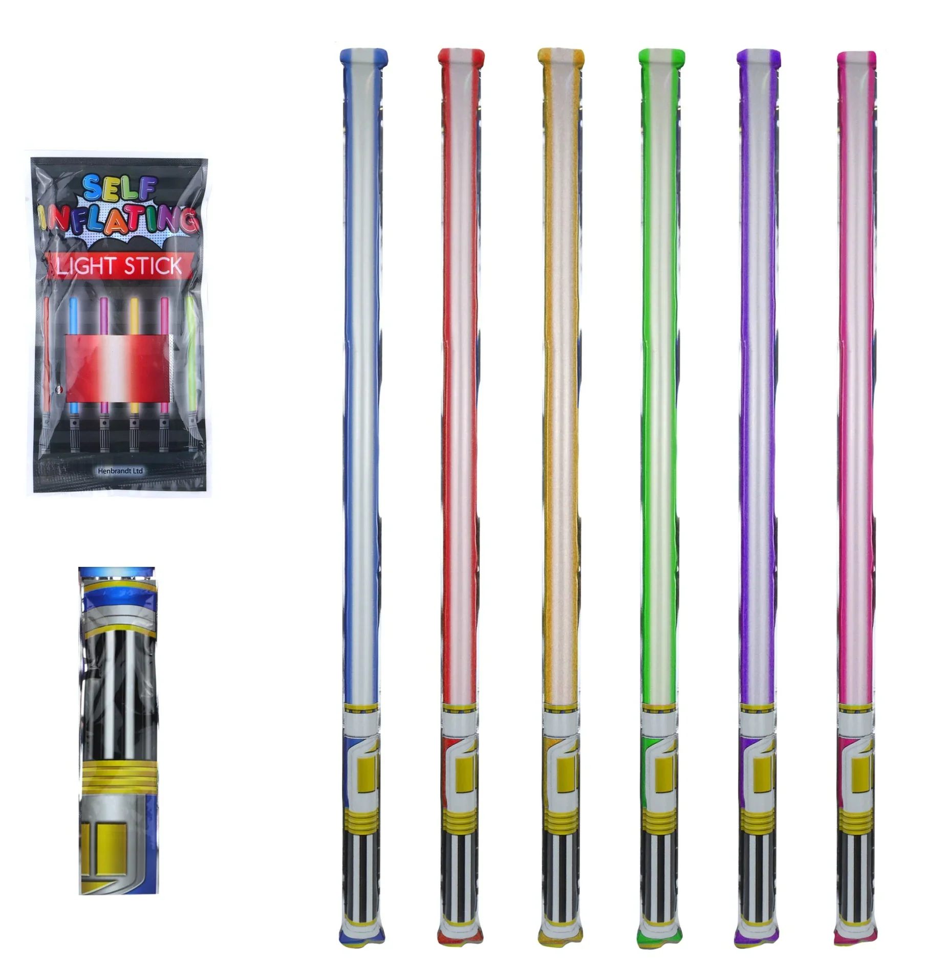 Self Inflating Light Stick / Light Saber Toy