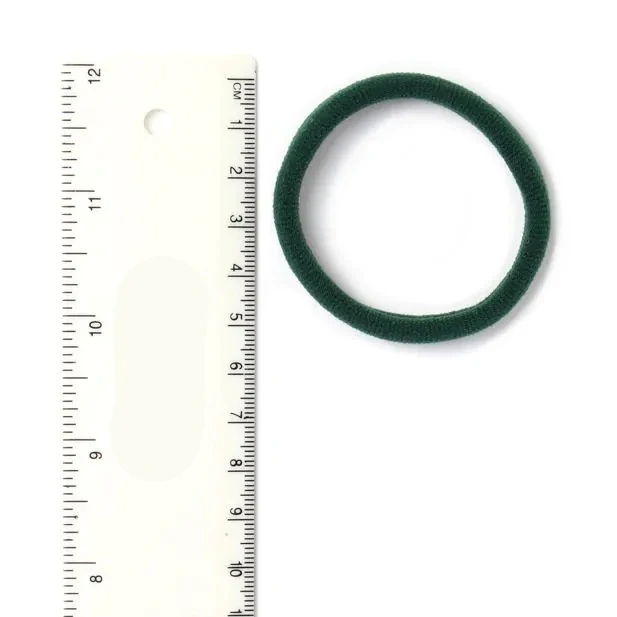 Set of 4 Bottle Green School Ponytail Holder & Snap Clips Set - Image 5