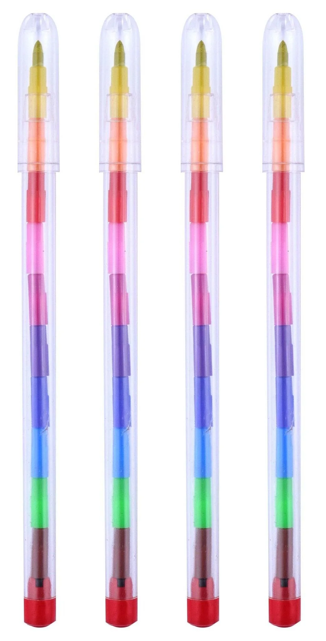 Set of 4 Crayon Stacker Pens